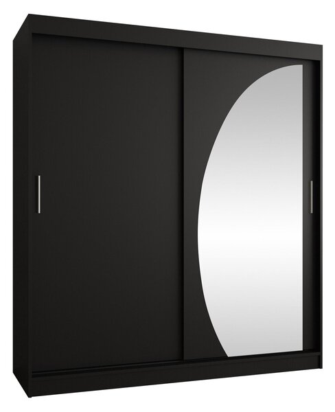 Dulap Hartford 506Negru, 20x18x6cm, Uși dulapUși dulap: Glisante