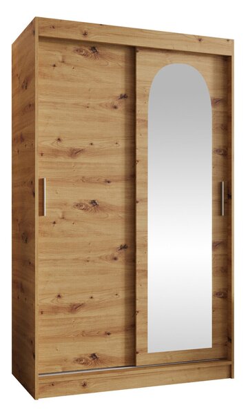Dulap Hartford 504Stejar artizan, 20x12x6cm, Uși dulapUși dulap: Glisante