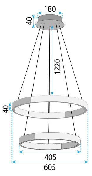 Lampa LED LHJ044-CP2 GOLD