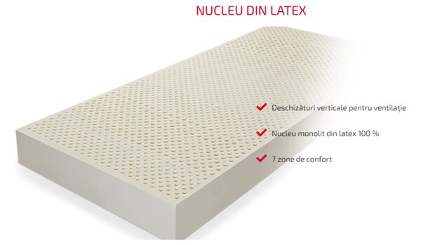 Saltea Ekon Natura, din latex natural