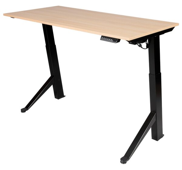TerrA2Y BLACK - Birou reglabil electric cadru in Y, NEGRU
