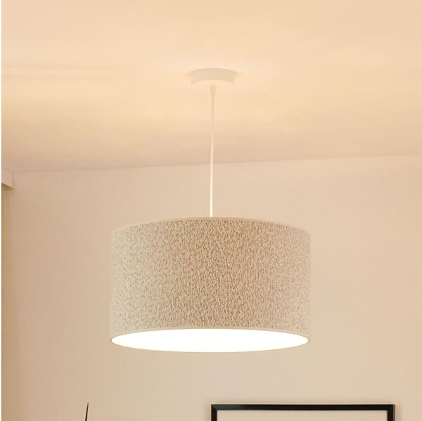 Lustră pe cablu Brilagi BOUCLE ROLLER 1xE27/15W/230V d. 45 cm crem