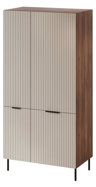 Dulap Mardalu 104Nuc, Cașmir, 19x9x5cm, Uși dulapUși dulap: Cu balamale