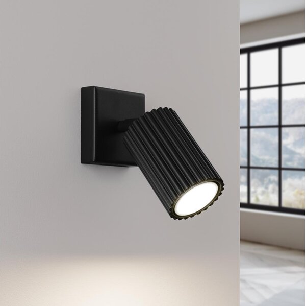 Brilagi - Spot LED de perete CRESTO 1xGU10/10W/230V, negru