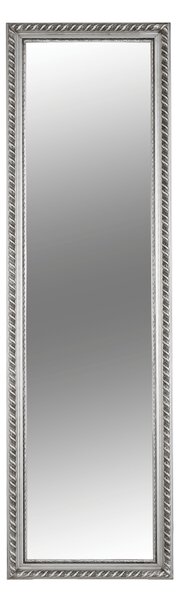 KONDELA Oglindă, ramă din lemn în culoarea argintie, MALKIA TYP 5