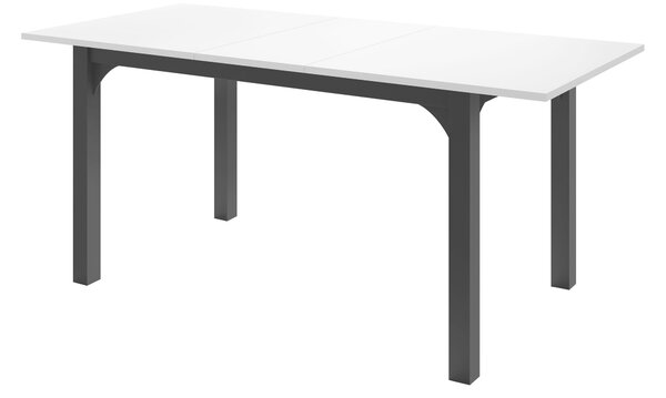 Masă Oswego 136Stejar Craft auriu, Negru, 8x8x14cm, ExtensieExtensie, PAL laminat, Metal