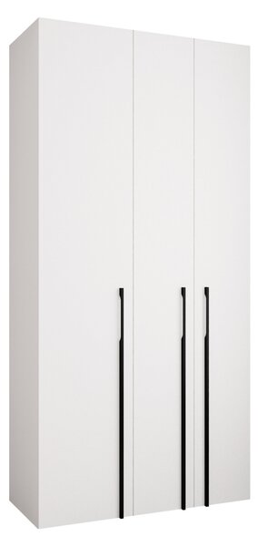 Dulap Hartford 571Negru, Alb, 25x12x4cm, Uși dulapUși dulap: Cu balamale