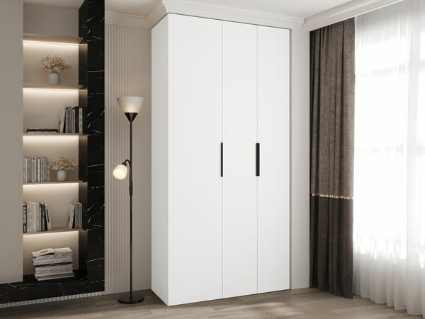 Dulap Hartford 573Negru, Alb, 25x12x4cm, Uși dulapUși dulap: Cu balamale