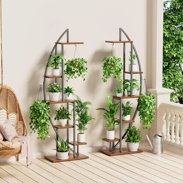 Moonflower™ Suport Pentru Plante în Formă De Semilună Cu Iluminare