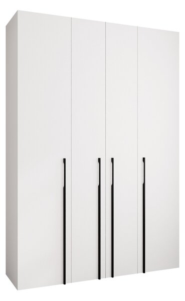 Dulap Hartford 570Negru, Alb, 25x17x4cm, Uși dulapUși dulap: Cu balamale