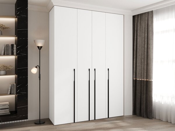 Dulap Hartford 570Negru, Alb, 25x17x4cm, Uși dulapUși dulap: Cu balamale