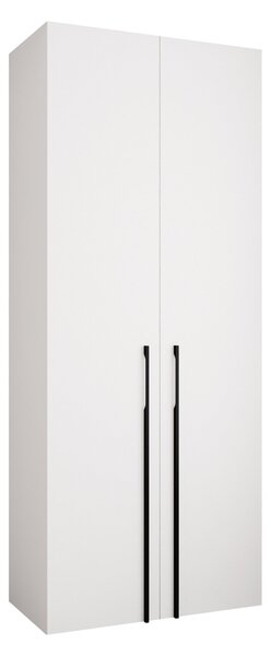 Dulap Hartford 569Negru, Alb, 25x10x4cm, Uși dulapUși dulap: Cu balamale