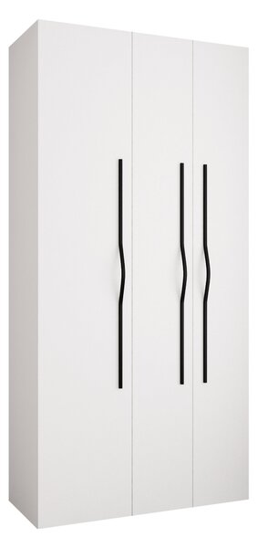 Dulap Hartford 563Alb, Negru, 25x12x4cm, Uși dulapUși dulap: Cu balamale