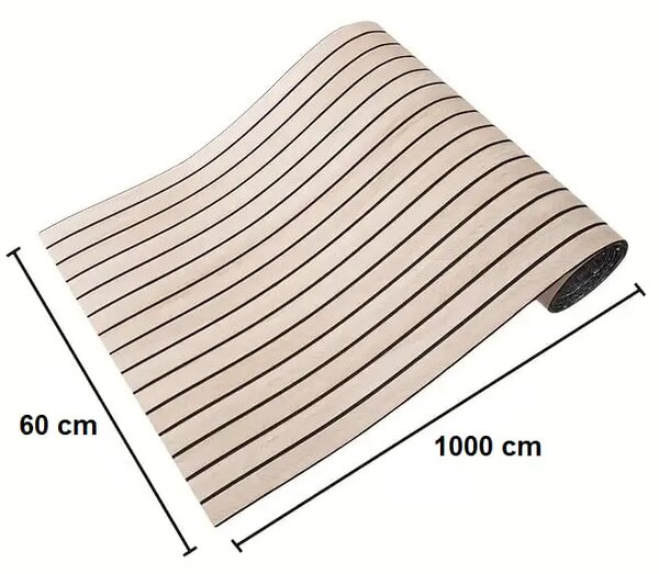 Woodypanel™ Panou De Perete Autoadeziv Armat - Rolă De 10m (6m²), Stejar deschis