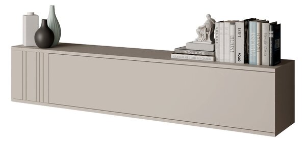 Comodă TV Oratio, Cașmir, Negru, MDF, PAL laminat, 30x150x31cm, 21.5 kg