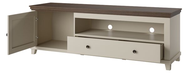 Comodă TV Tolnue 104Stejar, Bej deschis, 18x6x5cm