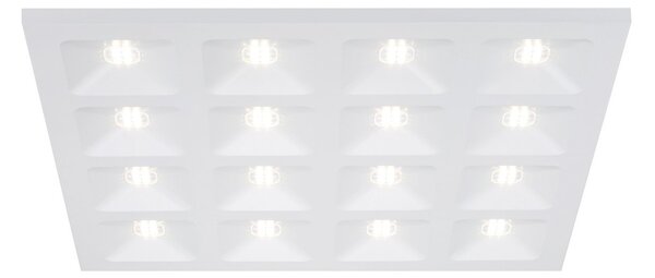 Sylvania Panou LED Quadro, 62,5 x cm, 840, Multipower, Alb, Studiu / Birou, Metal, Plafon unghiular direct