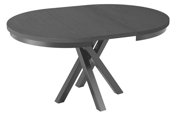 Masă Mavtoru 111Negru, 8cm, ExtensieExtensie, PAL laminat, Metal