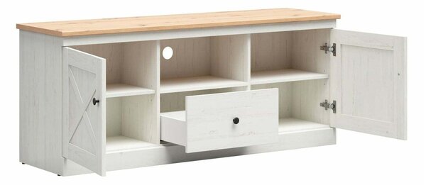 Comodă TV Talvena 107Pin Anderson, Stejar artizan, 15x6x4cm