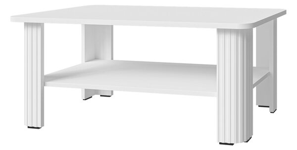 Măsuță de cafea Charlotte 213Alb, 4x6x10cm, PAL laminat, Unghiular