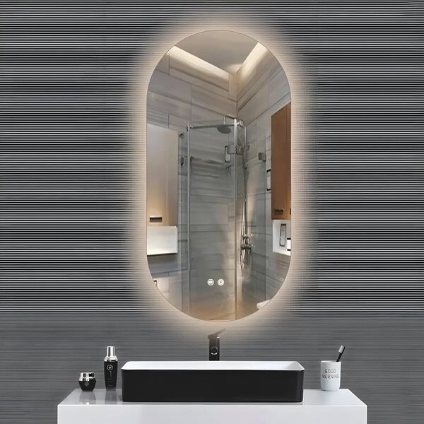 Oglinda Baie Led Kala 110x55cm, Functie Dezaburire