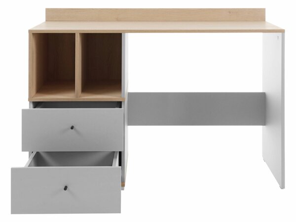 Birou Ciravie 104Cu sertare, 8x12x6cm, Gri, Stejar