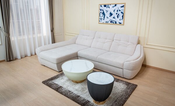 Colțar Extensibil Space Bej Deschis - Vega 03 Stânga
