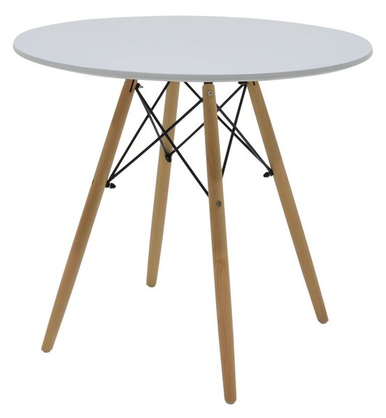 Masa living Julita Pako World Alb 80x80x73 cm