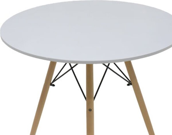 Masa living Julita Pako World Alb 80x80x73 cm