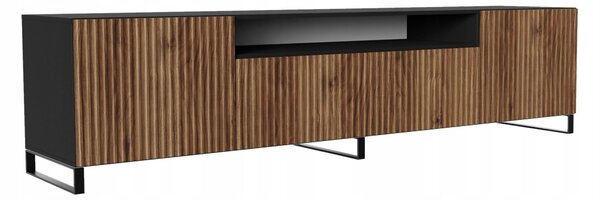 Comodă TV Arecibo 108Negru, Catania stejar, 20x5x4cm