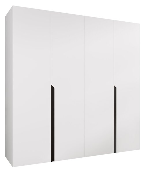 Dulap Hartford 581Negru, Alb, 20x20x5cm, Uși dulapUși dulap: Cu balamale