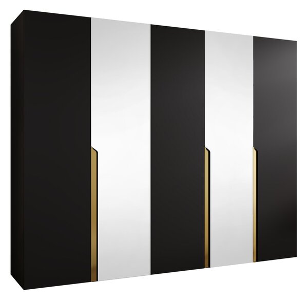 Dulap Hartford 587Auriu, Negru, 20x25x5cm, Uși dulapUși dulap: Cu balamale