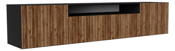 Comodă TV Arecibo 109Catania stejar, Negru, 20x4x4cm