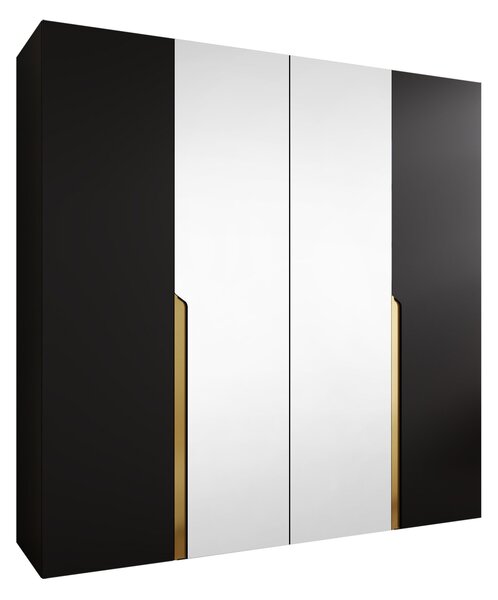 Dulap Hartford 586Auriu, Negru, 20x20x5cm, Uși dulapUși dulap: Cu balamale