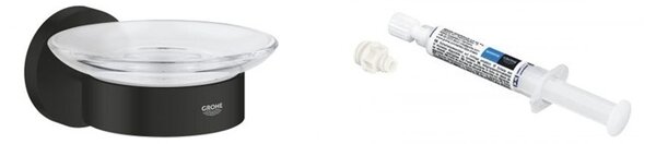 Set săpunieră Grohe Start 411932430, adeziv Grohe QuickGlue 41127000