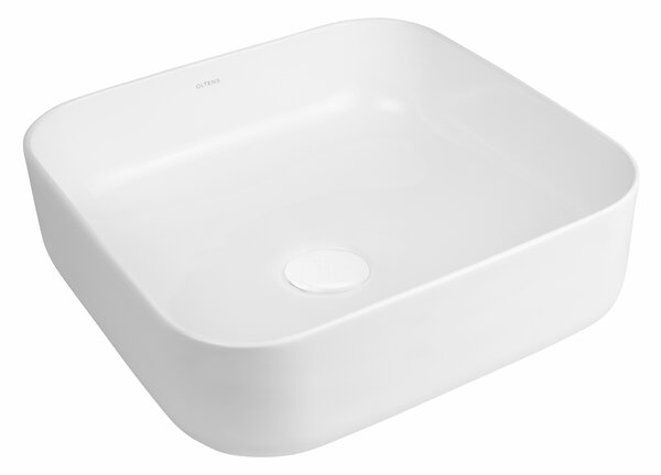 Oltens Hadsel lavoar 38.5x38.5 cm pătrat de blat alb luciu 40307000