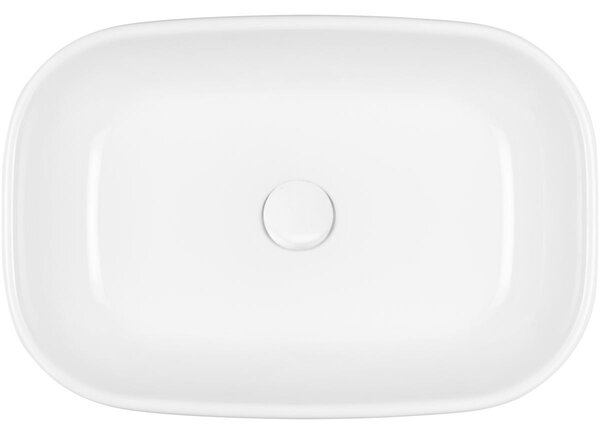 Oltens Jurong lavoar 54x36 cm ovale de blat alb luciu 40304000