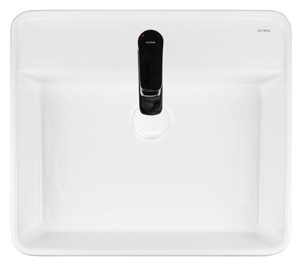 Oltens Duve lavoar 50.5x46 cm dreptunghiular de blat alb luciu 41311000