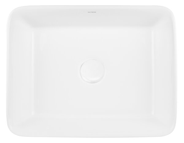 Oltens Forde lavoar 48x37 cm dreptunghiular de blat alb luciu 40314000