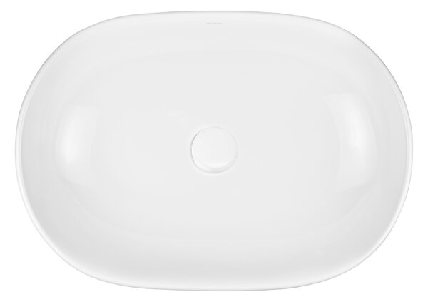 Oltens Hamnes lavoar 60x42.5 cm ovale de blat alb luciu 40315000