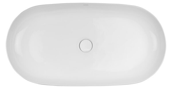 Oltens Hamnes lavoar 80x40 cm ovale de blat alb luciu 40321000