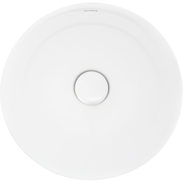 Oltens Jagala lavoar 32x32 cm rotund de blat alb luciu 40317000