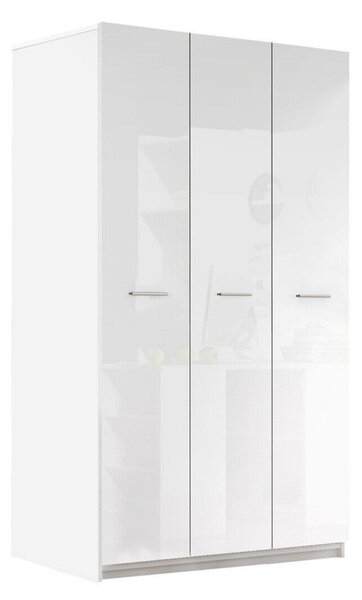 Dulap CampusAlb, Alb lucios, 20x12x6cm, Uși dulapUși dulap: Cu balamale
