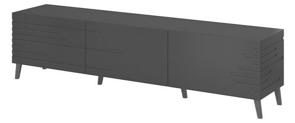 Comodă TV Charlotte 142Negru, 19x5x4cm