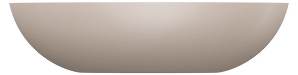 Omnires Shell M+ lavoar 60x35 cm ovale de blat maro/bej mat SHELLUNDB