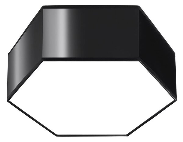 Plafonieră SUNDE 2xE27/60W/230V 11,5 cm neagră Sollux SL.1059