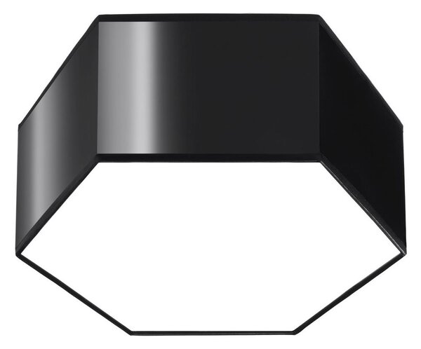 Plafonieră SUNDE 2xE27/60W/230V 13,5 cm neagră Sollux SL.1060