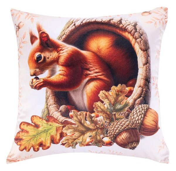 Set de 3 feţe pernuţe ANIMALE DE PĂDURE 45 x 45 cm