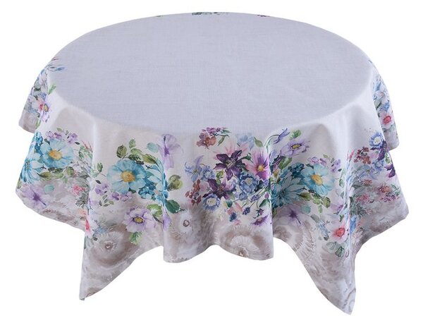 Față de masă centrală cu imprimeu ÎNFLORIRE FLORALĂ 93 x 93 cm