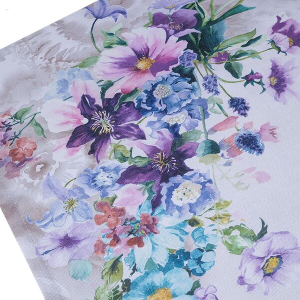 Traversă de masă cu imprimeu ÎNFLORIRE FLORALĂ 45 x 140 cm
